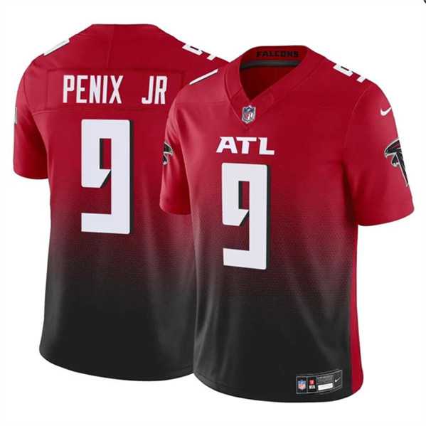 Men & Women & Youth Atlanta Falcons #9 Michael Penix Jr Red Black 2024 Draft F.U.S.E. Vapor Untouchable Limited Stitched Jersey->atlanta falcons->NFL Jersey